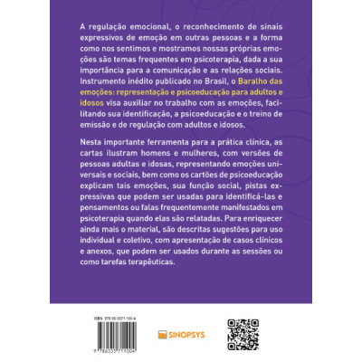 Baralho das emoções: representação e psicoeducação para adultos e idosos Baralho das emoções: representação e psicoeducação para adultos e idosos