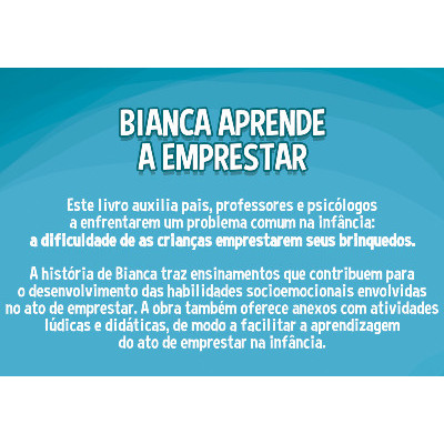 Bianca aprende a emprestar