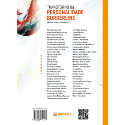 Transtorno da Personalidade Borderline: Da Etiologia ao Tratamento Transtorno da Personalidade Borderline: Da Etiologia ao Tratamento