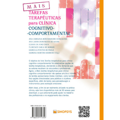 Mais tarefas terapêuticas para clínica cognitivo-comportamental: atividades por objetivos clínicos