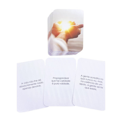 ESPIRITUALIDADE NO DIA A DIA - 100 CARDS PARA ENTENDER O PAPEL DA ESPIRITUALIDADE NA VIDA,