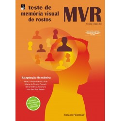 MVR - TESTE DE MEMÓRIA VISUAL DE ROSTOS - BLOCO FOLHAS DE RESPOSTA (25 fls)